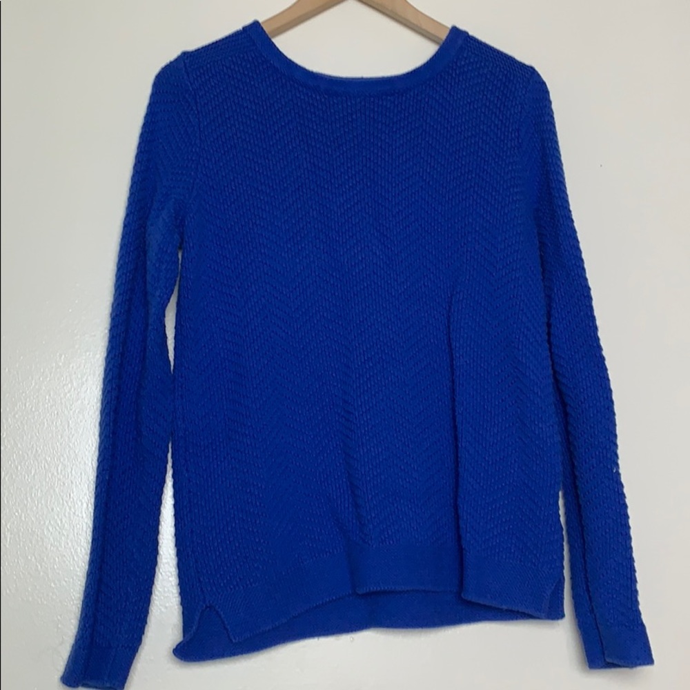 Royal blue sweater